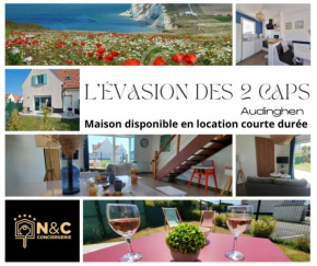 Cottage L'évasion des 2 caps-5 personnes- bord de mer